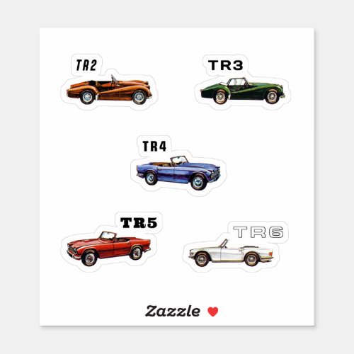 Triumph TR2 _ TR6 Sticker