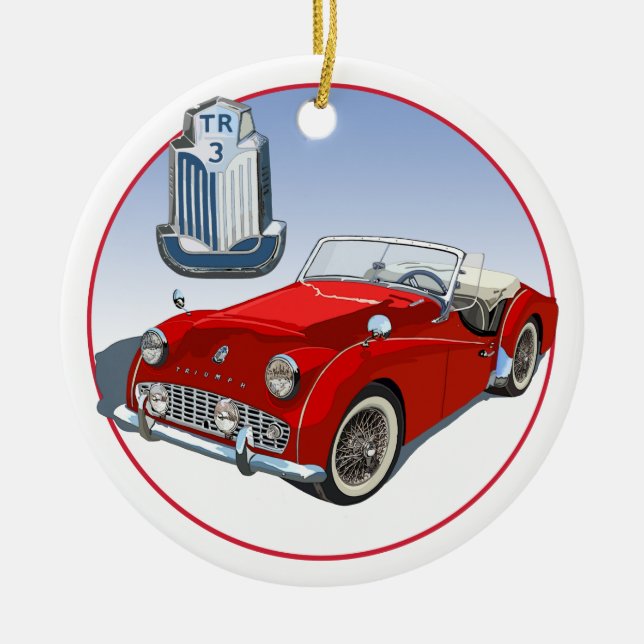 Triumph TR3B Ornament (Front)