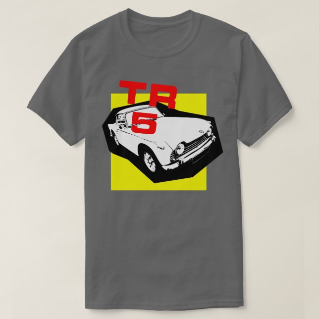 Triumph TR5 classic bold retro T-Shirt (Design Front)