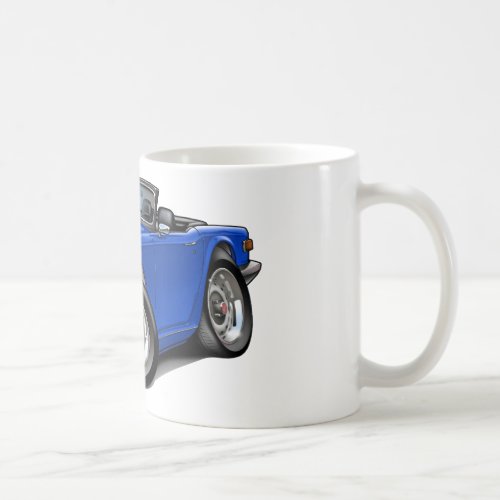 Triumph TR6 Blue Car Coffee Mug