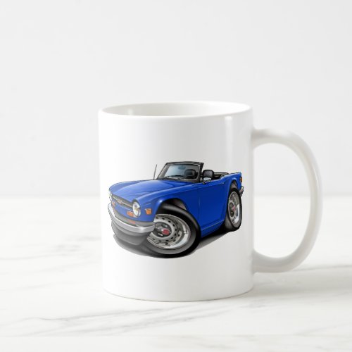 Triumph TR6 Blue Car Coffee Mug