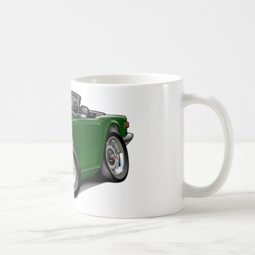 Triumph TR6 Green Car Coffee Mug