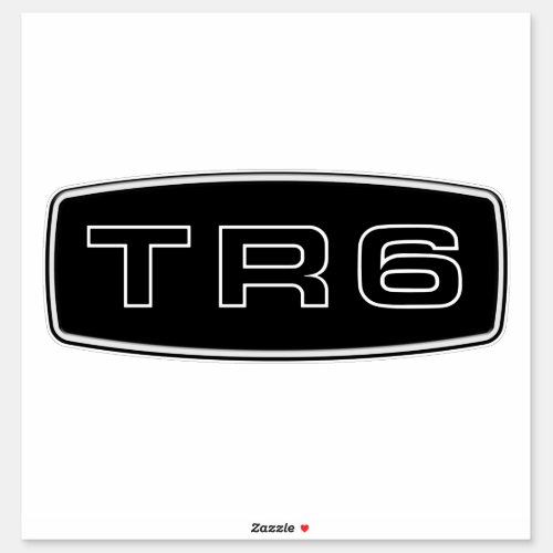 Triumph TR6 Grille Logo Sticker
