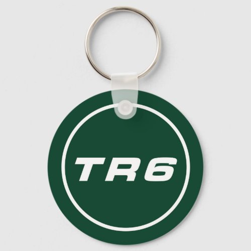 Triumph TR6 Key Trailers BRG Keychain