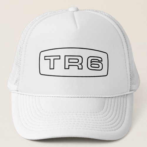 Triumph TR6 Logo Black Trucker Hat