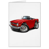 Triumph TR6 Red Car (Front)
