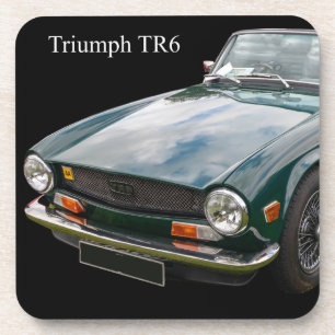 Triumph TR6 Sports Car Beverage Coaster