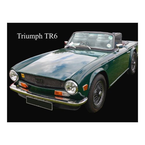 Triumph TR6 Sports Car Photo Print
