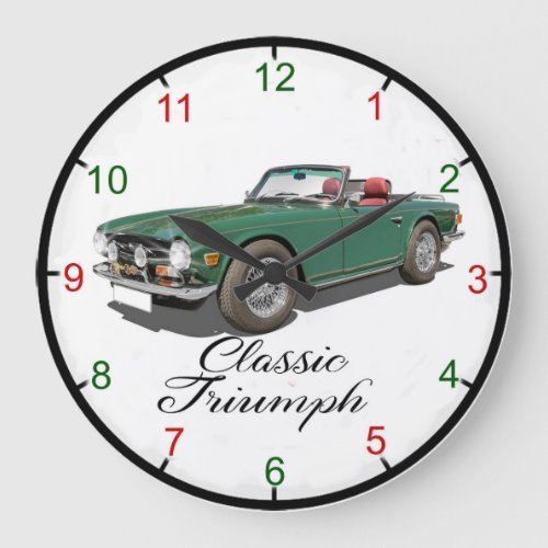 Triumph TR6 Wall Clock