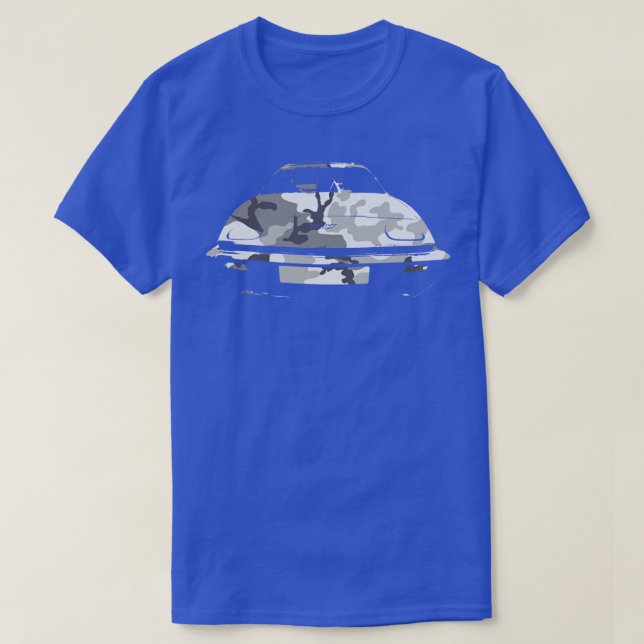 Triumph TR7 British classic monoblock urban camo T-Shirt (Design Front)