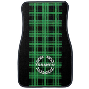 Triumph TR7 Green Tartan / Plaid Car Floor Mat