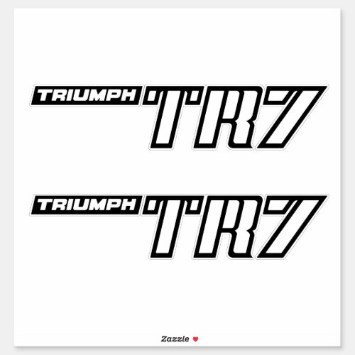 Triumph TR7 Logo _ Early Cars Sticker
