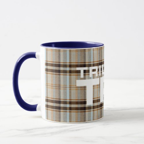 Triumph TR7 Navy Tartan Mug