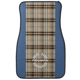 Triumph TR7 Navy Tartan / Plaid Car Mat