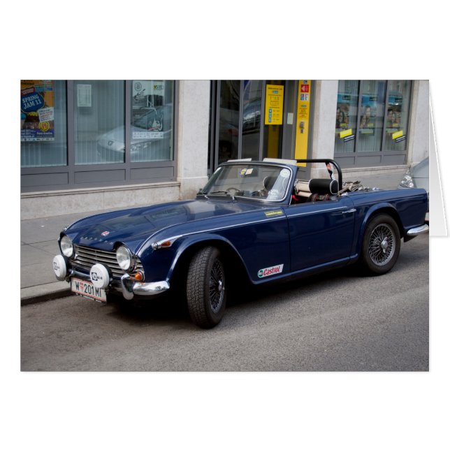 Triumph TR  4 A Cards (Front Horizontal)