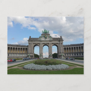 Triumphal Arch, Jubilee Park, Brussels, Belgium Postcard