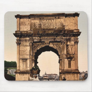 Triumphal Arch of Titus, Rome, Italy classic Photo Mouse Pad