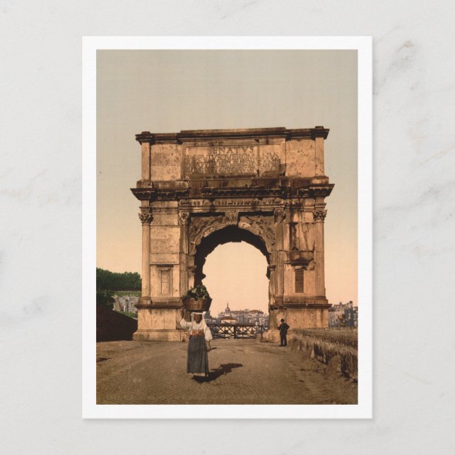 Triumphal Arch of Titus,Rome, Lazio Italy Postcard (Front)