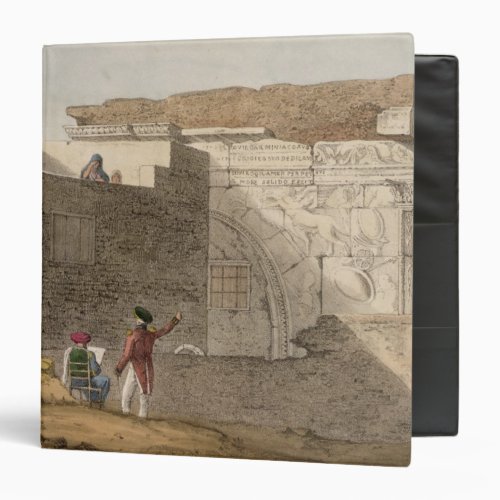 Triumphal Arch Tripoli plate 4 from A Narrative Binder
