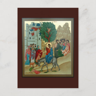 Triumphal Entry into Jerusalem Prayer Card