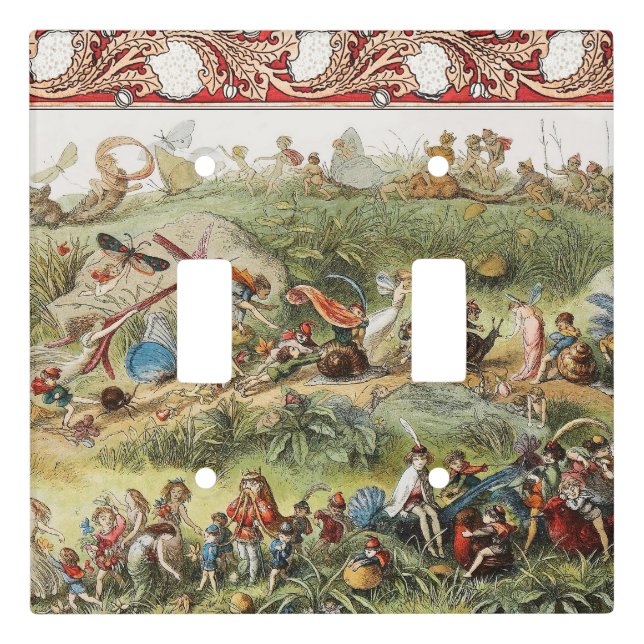 Triumphal March of The Elf King, Fairies,Goblins Light Switch Cover (Front)