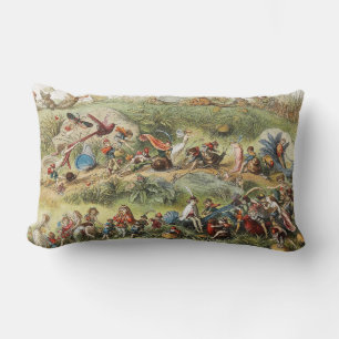 Triumphal March of The Elf King, Fairies,Goblins Lumbar Pillow
