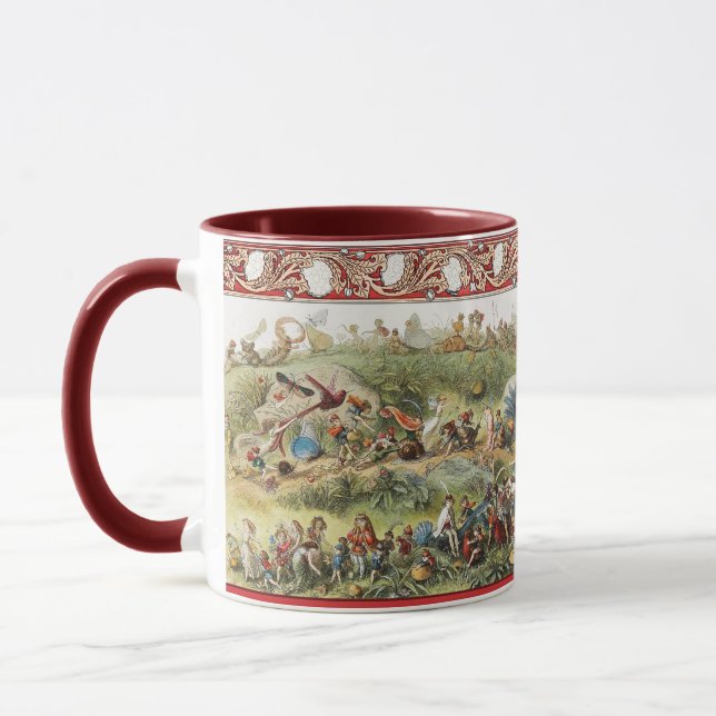 Triumphal March of The Elf King, Fairies,Goblins Mug (Left)