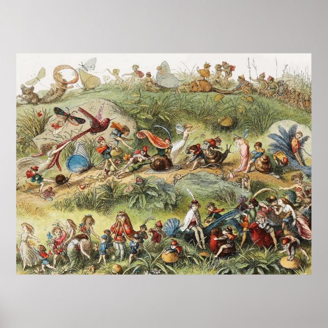 Triumphal March of The Elf King, Fairies,Goblins Poster (Front)