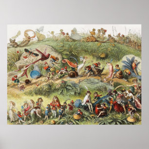 Triumphal March of The Elf King, Fairies,Goblins Poster