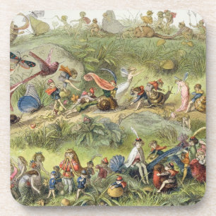Triumphal March of the Elf-King, illustration from Drink Coaster