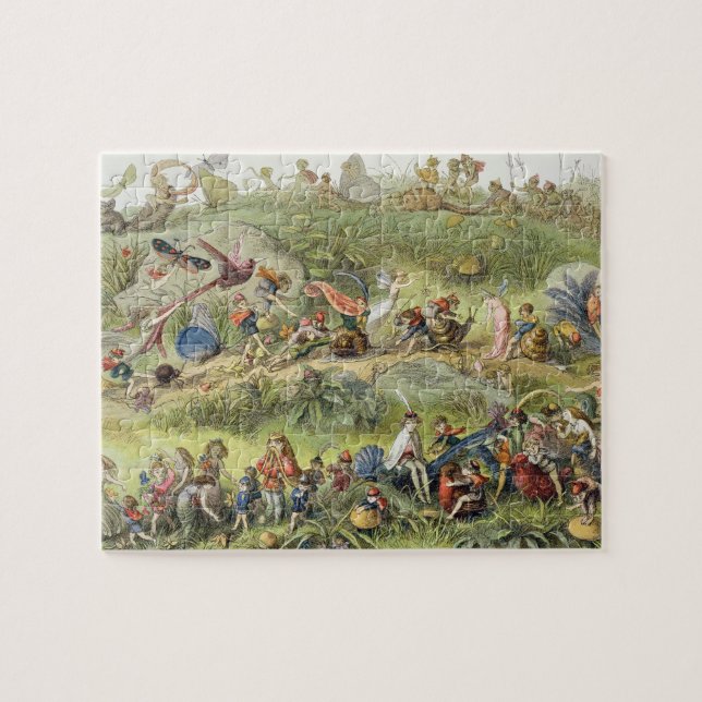 Triumphal March of the Elf-King, illustration from Jigsaw Puzzle (Horizontal)