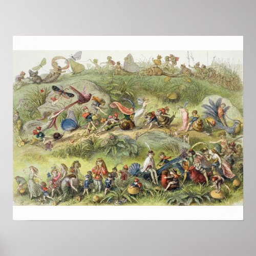 Triumphal March of the Elf_King illustration from Poster