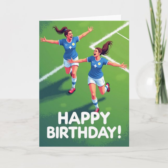 Triumphant Birthday Sports Card (Front)