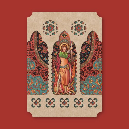 Triumphant Saint George Card