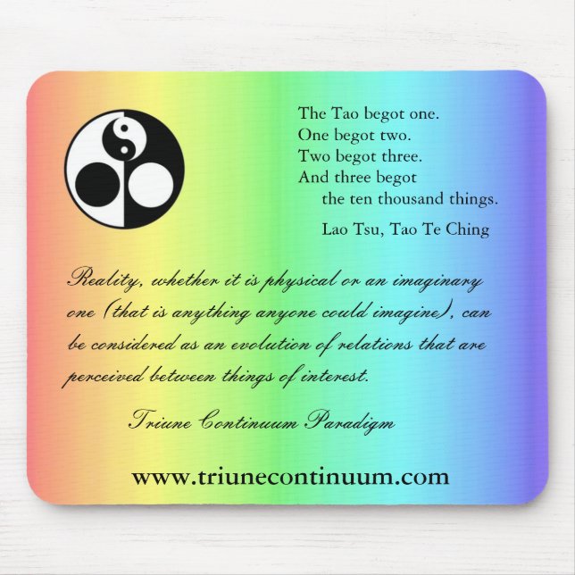 Triune Continuum Mousepad (Front)