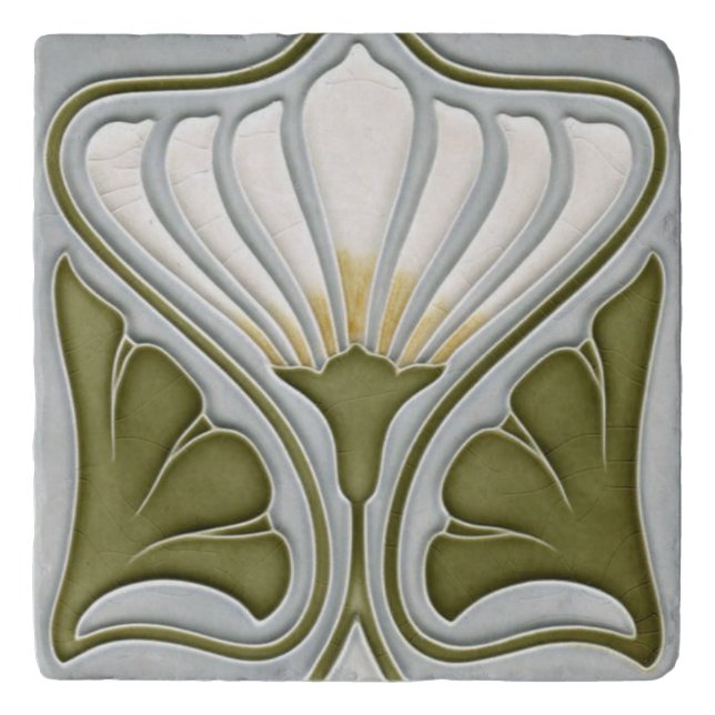 Trivet - Art Nouveau Antique Floral (Front)