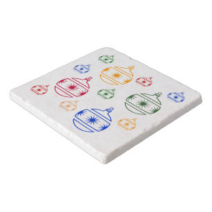 Trivet - Christmas Tree Ornaments