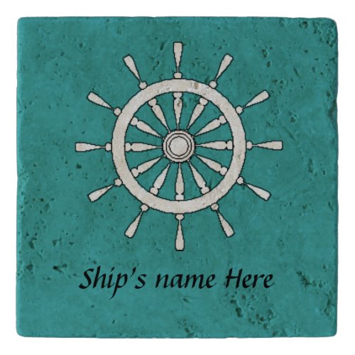 Trivet _ Helm with Ship Name