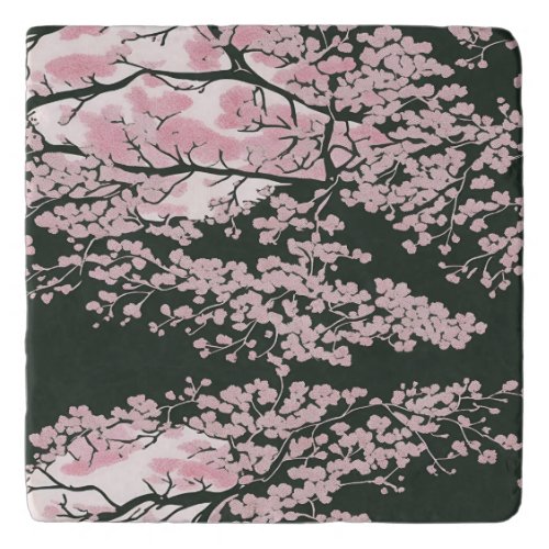 Trivet inspired by Japanese cherry blossoms