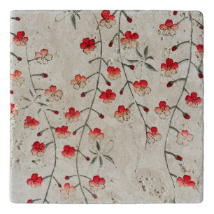 TRIVET : JAPANESE WOODBLOCK PRINT : CHERRY BLOSSOM