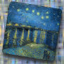 TRIVET - "Starry Night Over the Rhone" -van Gogh -