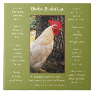 Trivet Tile-Chicken Bucket List