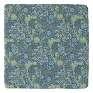TRIVET : WILLIAM MORRIS : SEAWEED