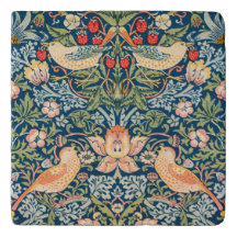 TRIVET : WILLIAM MORRIS : STRAWBERRY THIEVES