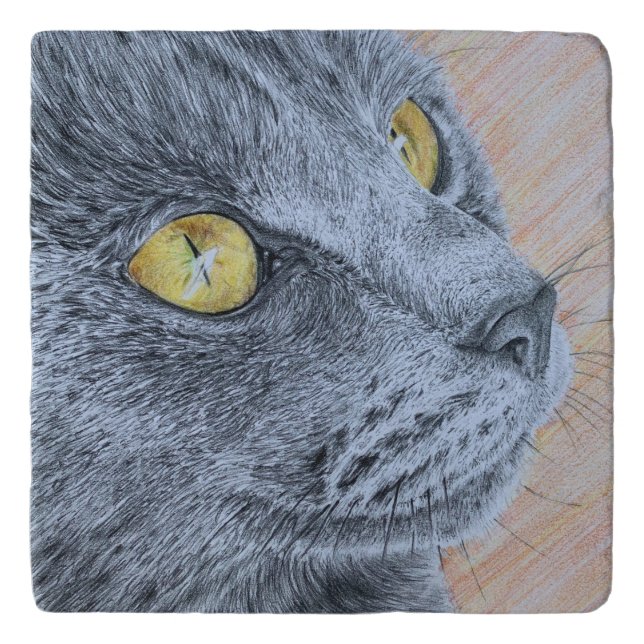 Trivet - Willow Cat (Front)