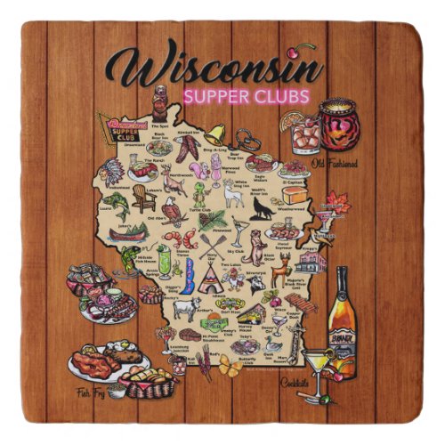 Trivet _ Wisconsin Supper Club Map