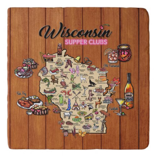 Trivet _ Wisconsin Supper Club Map