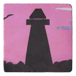 Trivet with Lighthouse Design