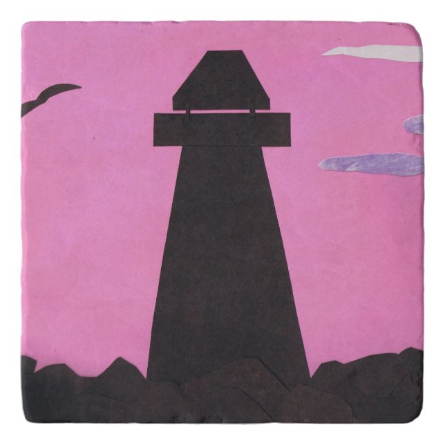 Trivet with Lighthouse Design (Front)