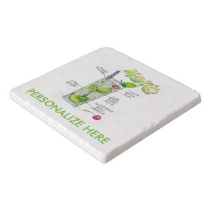 TRIVETS - MOJITO RECIPE COCKTAIL ART